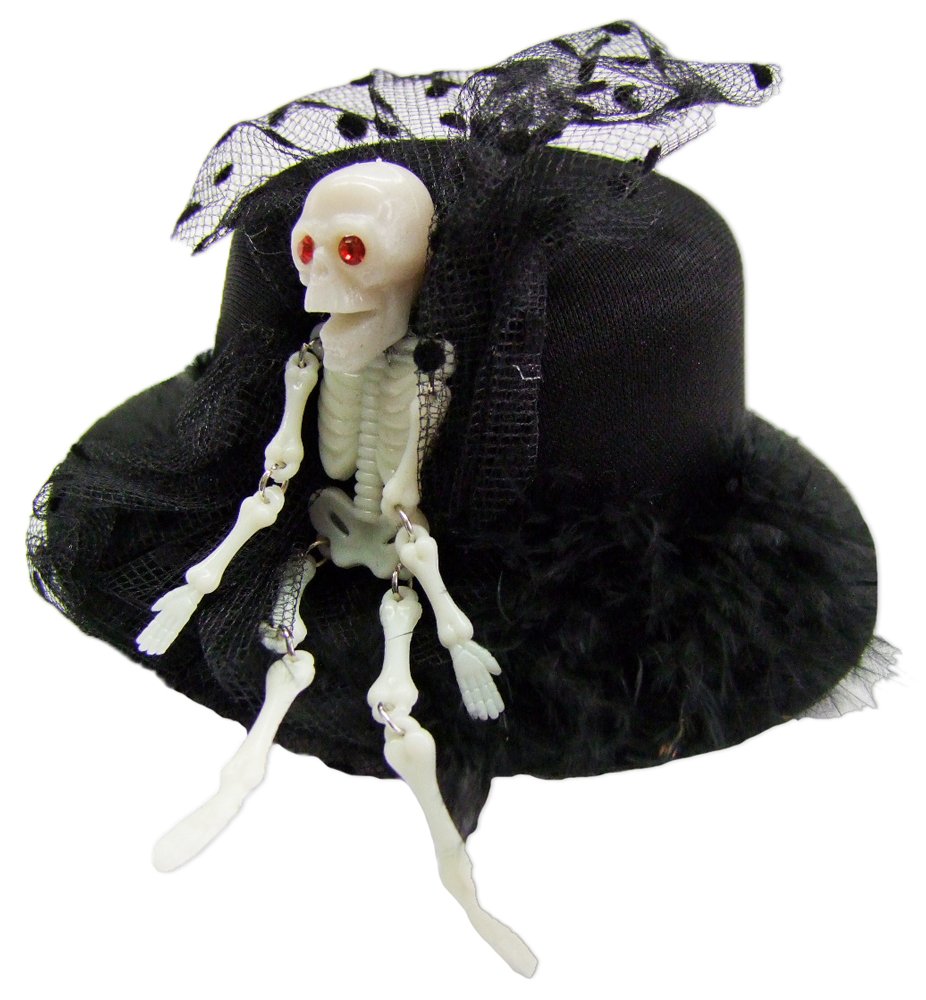 Skeleton Mini Top s Top Hats Caps & Headwear for Fancy Dress Costumes Accessory