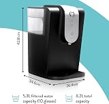 Aqua Optima Lumi Chilled Water Dispenser 8.2L Evolve+ Filter Red UK view 8