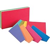 Oxford Extreme Index Cards, 3 x 5 Inches, Assorted Colors, 100 per pack (04736)