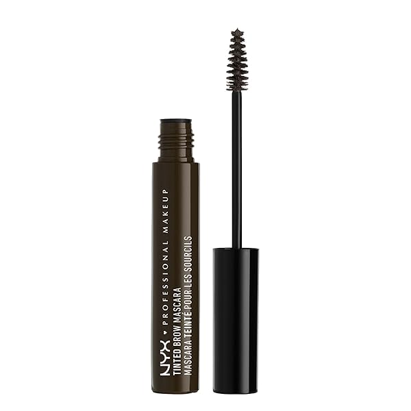 NYX PROFESSIONAL MAKEUP TINTED EYEBROW MASCARA, BLACK