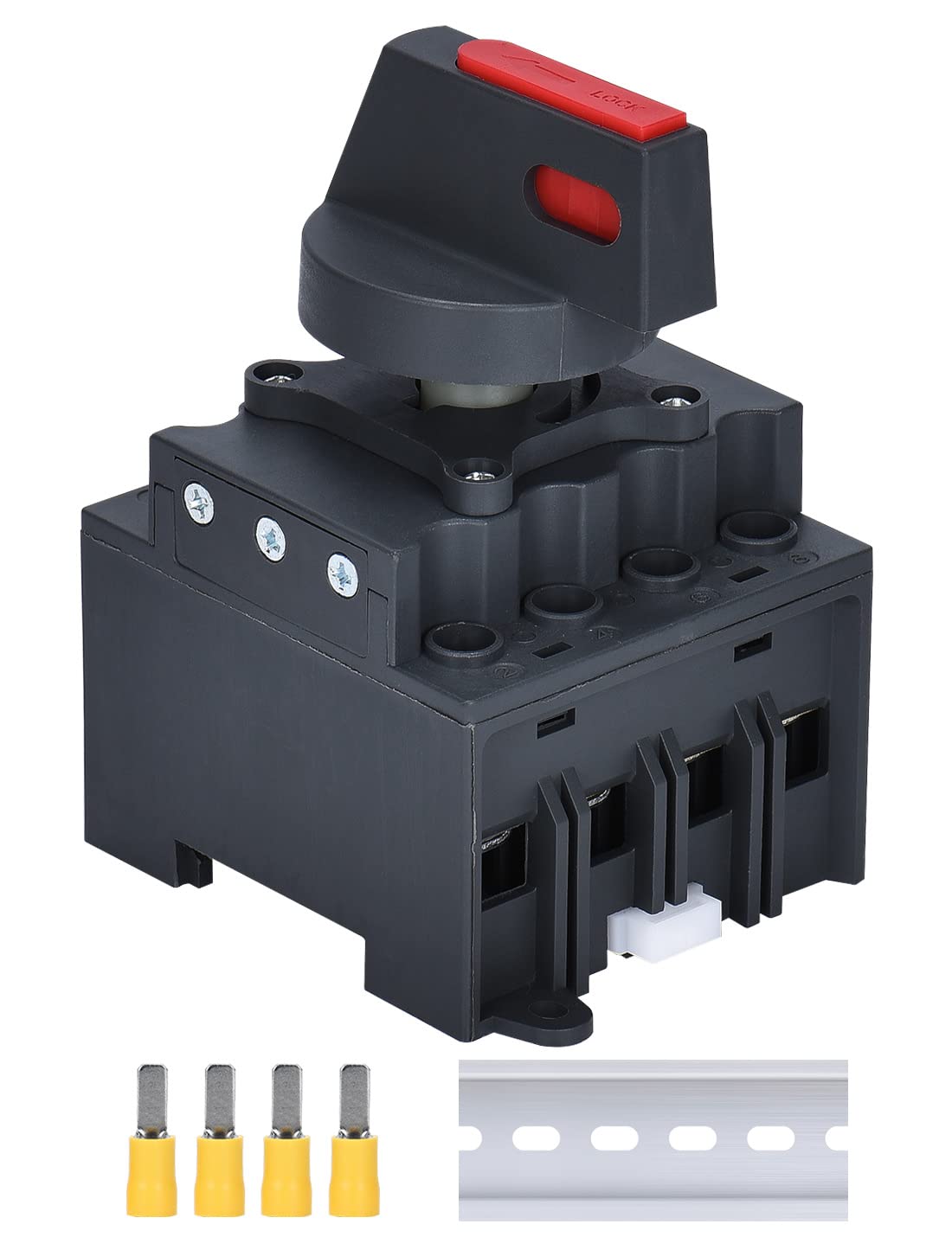 DIHOOL Solar Disconnect Switch,32 Amp DC1200V 4P