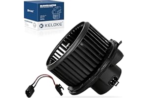 KELOKE Front Blower Motor AC Fan Compatible with Chevrolet Avalanche Silverado Suburban Tahoe & GMC Sierra Yukon & Cadillac Escalade & Hummer H2 2007-2014, with Fan Cage, Replace# 700164