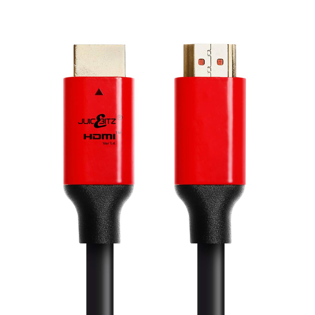 JuicEBitz 4K HDMI Cable 15M with Ethernet, Premium Series High Speed HDMI 4k/30fps. 1.4 HDMI Lead. HDMI to HDMI Cable, Compatible with Xbox, Playstation, Sky, Projector + More. 15M Long HDMI, Black