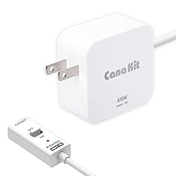 CanaKit 45W USB-C Power Supply with PD for