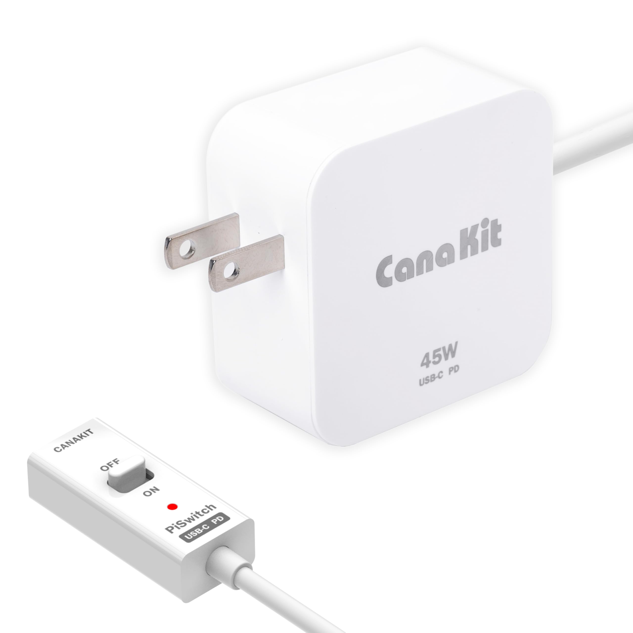 CanaKit 45W USB-C Power Supply with PD for