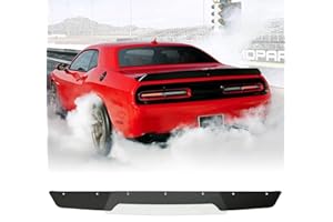 Auraroad Wicker Bill Spoiler Compatible with Challenger WickerBill SRT RT SXT 2008-2014 Add-on Type Rear Trunk Spoiler Wing Without Camera,2 Piece