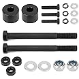 Dynofit Differential Drop Kit for 2007-2022 Tundra 4WD, CNC Machined T6 Aircraft Billet Aluminum Diff Drop with Skid Plate Drop Spacer (Black)
