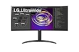 LG 34” 34BP85CN-B 21:9 QHD UltraWide™ Curved
