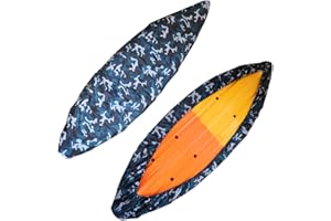 Lucky Monet Waterproof 210D Kayak Canoe Cover Storage Dust Cover UV50+ Sunblock Fishing Boat Cover Shield Protector