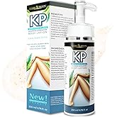 Golden Nutrition Smoothing & Hydrating KP Lotion, Exfoliating Moisturizer for Rough, Bumpy Skin, AHA & BHA Formula for Keratosis Pilaris 6.76 fl oz
