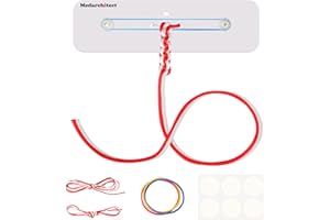 Medarchitect Surgical Knot Tying Practice Board, Surgical Suture Simulator Training Tool for Medical Students to Master Knotting Techniques