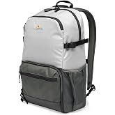 Lowepro LP37238-PWW Truckee BP 250 LX Outdoor Camera Backpack, Fits 15 inch Tablet, for Compact DSLR/Mirrorless, for Sony, Canon, Nikon, 1-2 Lenses, Gimbal, Video Drone, DJI, Osmo, Mavic, Light Grey