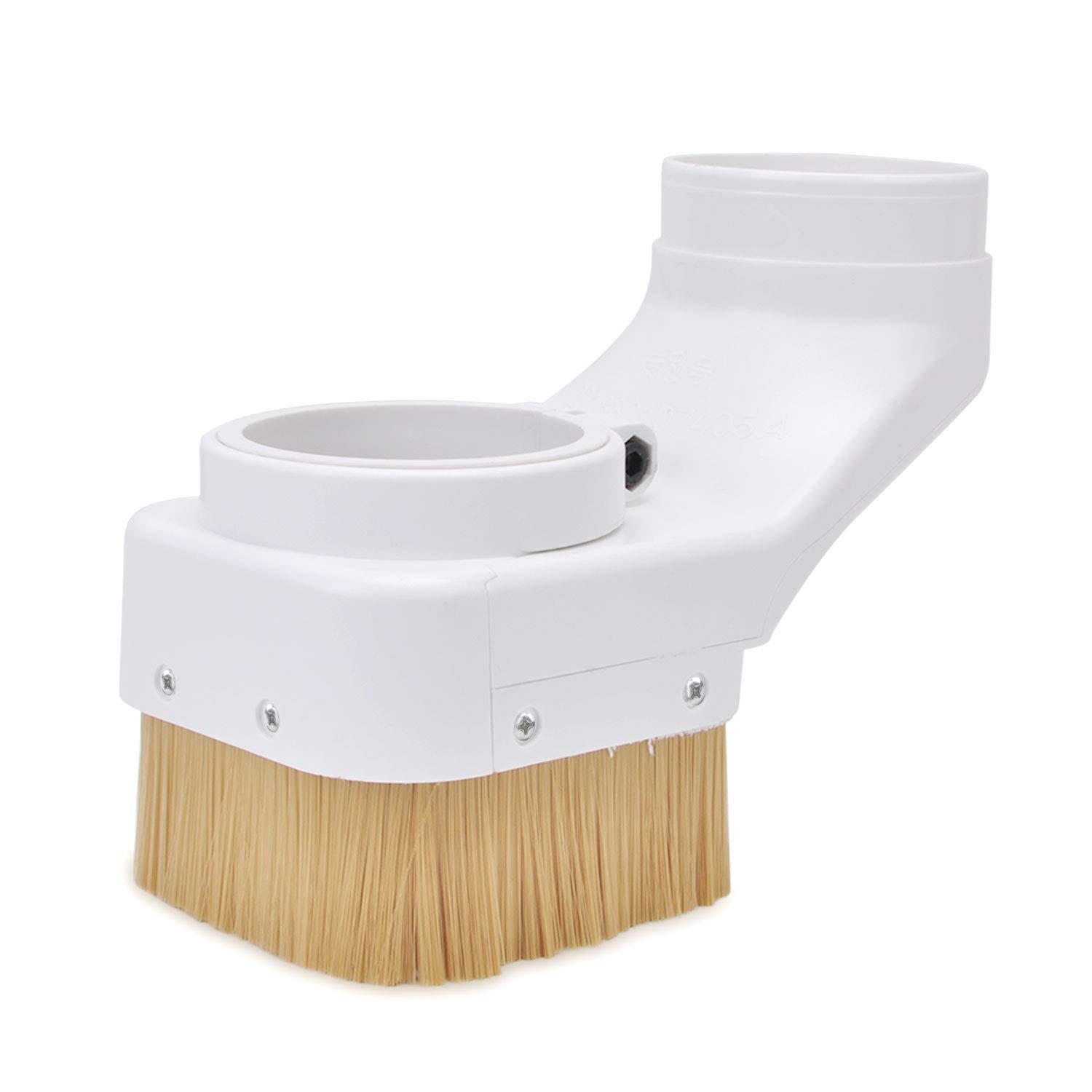 Daedalus NL330 CNC Dust Shoe, Spindle Dust Shoe Cover Cleaner for CNC Router 90 mm Spindle Motor Milling Machine Engraving Tool, White