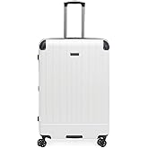Kenneth Cole Reaction Flying Axis 28" Hardside Expandable 8-Wheel Spinner Check-Size Luggage, Coconut White
