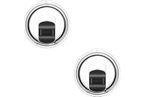 CYHTSHFZ 20 oz Tumbler Lids for Yeti, 2 Pcs Replacement Magnetic Spill-Resistant Lids for Yeti 20 oz Tumbler, 10 oz Mug, 10 oz Lowball with Magnetic Slider Switch, BPA Free