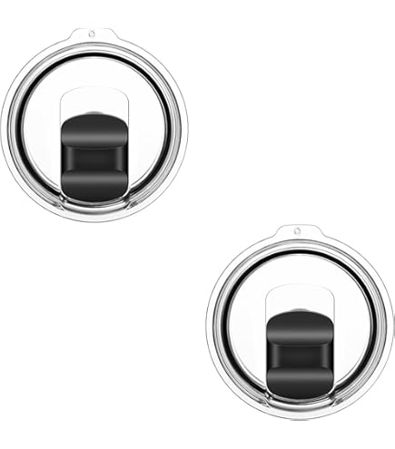 Magnetic Sliding Replacement Lid For Ember Mug 1st & 2nd Gen (14 Oz) - Splash-Proof, White/Clear, Extends Battery Life