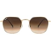 Pro Acme Hexagonal Sunglasses for Women Men, 100% Real Glass Lens Retro Square Trendy Shades