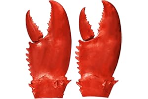 Valentoria Funny Lobster Crab Claws Gloves Hands Weapon Props Halloween Toys,Funny White Elephant Gag Gift