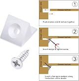 Esteopt 100pc Drawer Supports Wedges Repair Kit Furniture Chest Bottom Sagging view 3