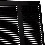 Europlast 300x200mm Black Metal Air Vent Grille Cover with Insect Mesh view 6
