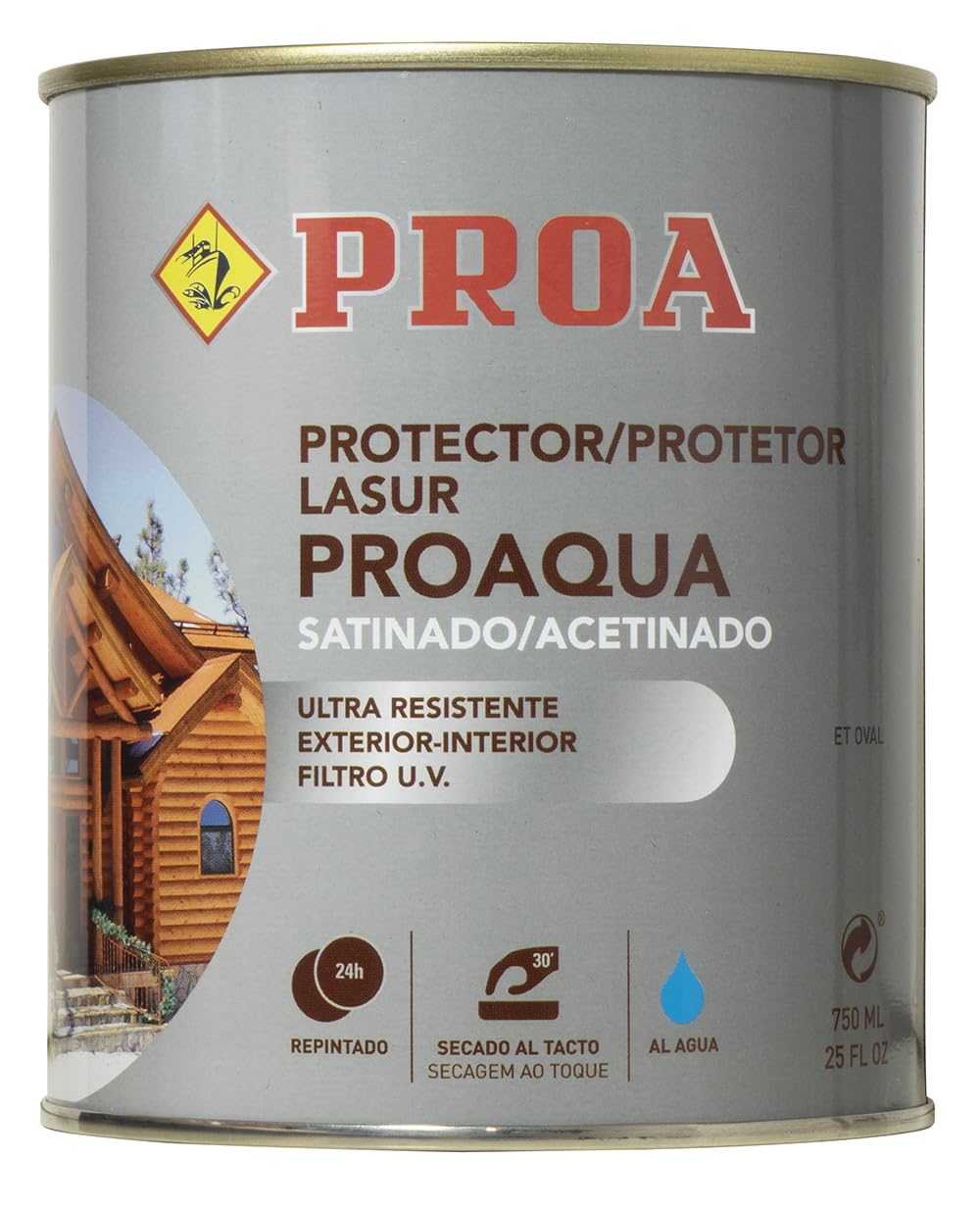 Proa BH038TM Water Wood Protector, Wenge 4 L