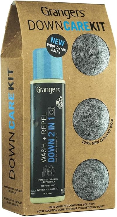 Grangers Down Care Kit with Down Wash & Repel 300ml + 3 Dryer Balls