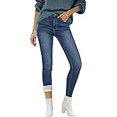 luvamia Women's Fleece Lined Jeans Winter Thermal Denim Jeggings Skinny High Waisted Stretch Warm Leggings