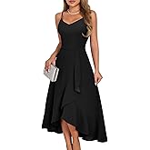 DRESSTELLS Women's Cocktail Dresses, Formal Wedding Guest Graduation Party High Low Dress