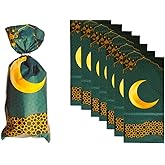 Islamic Gifts 123 [50 Pcs] Ramadan Goodie Bags Islamic Designs, Polypropylene for Eid Mubarak Decoration Muslim Party Favor Supplies