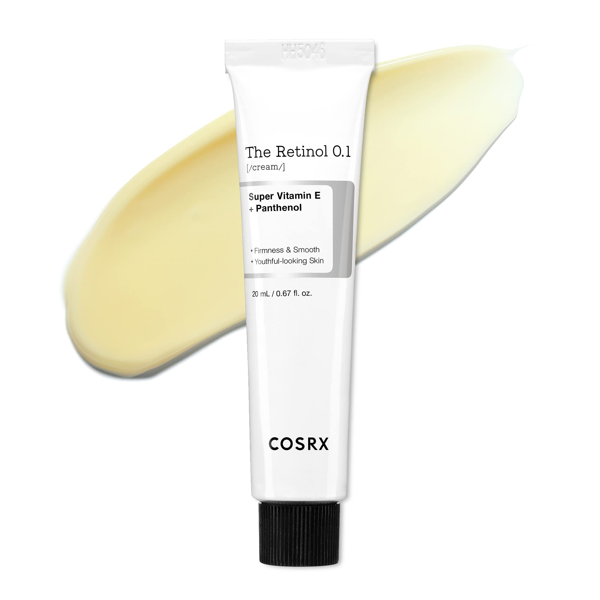 COSRX The Retinol 0.1 Cream, Korean Anti-Aging Face Cream with Retinol for Fine Lines, Wrinkle Reduction, Skin Renewal, Firming, and Brightening, Safe for Eye and Neck Area, Korean Skincare 20ml