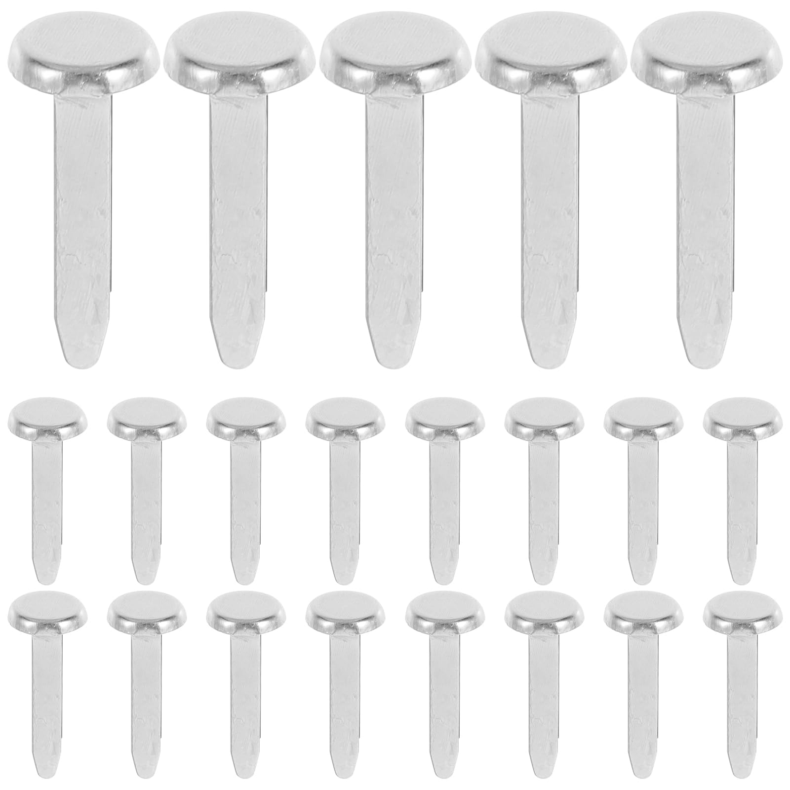 NUOBESTY 50pcs Scrapbooking Paper Fasteners Paper Fastener Pin Paper Fasteners Split Pins Brad Paper Fasteners Mini Brads Fasteners Nail Paper Fasteners for Crafts Child Card Metal Manual