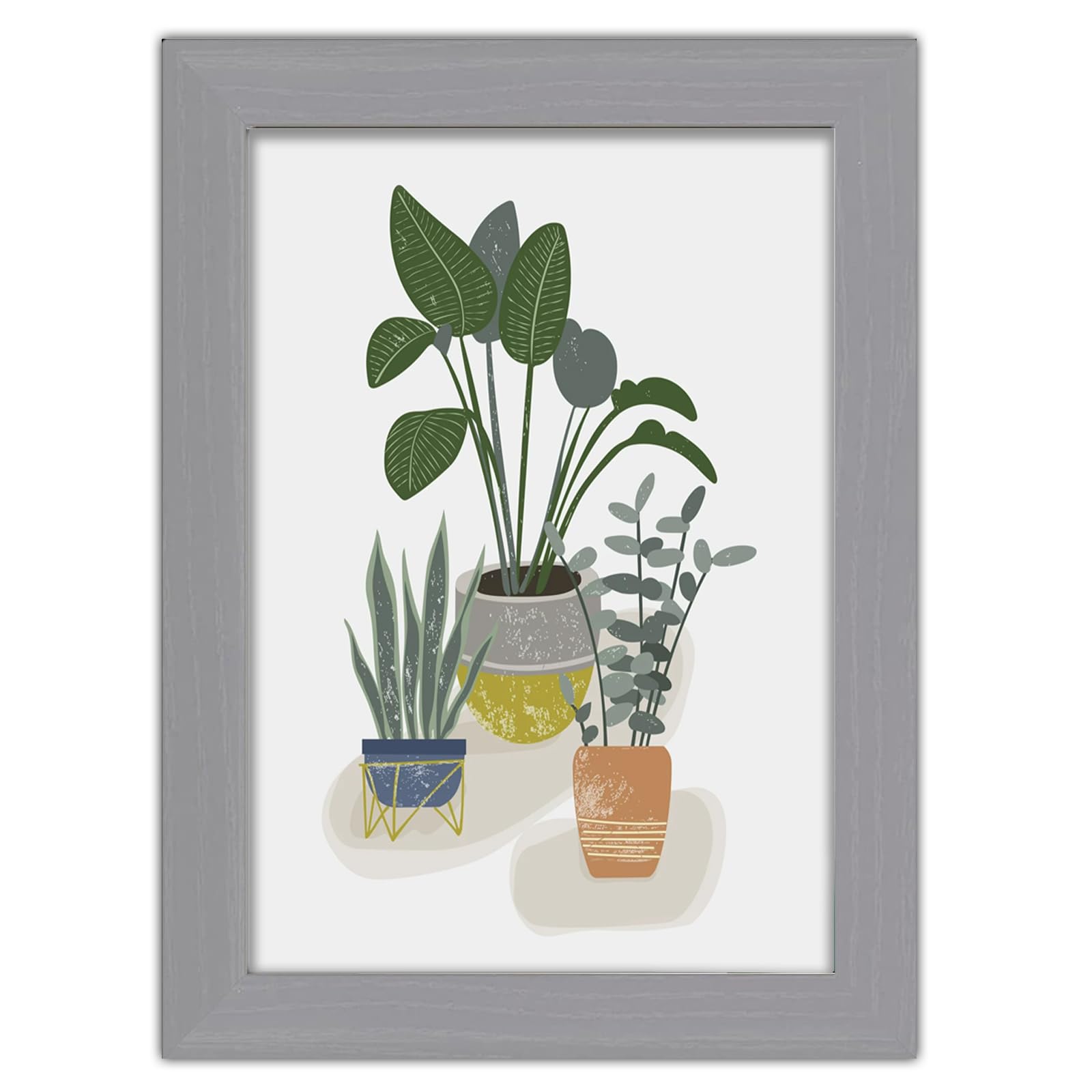 MH Home Freestanding & Wall Mountable Photo Frame - Silver, A4 (21 x 30 cm)