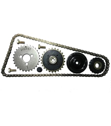 ATV Starter Chain & Chain Guides For Chinese 4-stroke 50cc 70cc 90cc 110cc 125cc - Foto 11