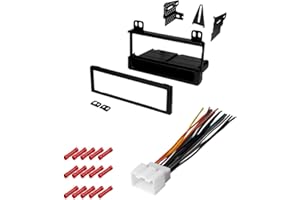 CACHÉ KIT1029 Bundle with Car Stereo Installation Kit for Ford Ranger 1998 – 2011 in Dash Mounting Kit, Harness for Single Din Radio Receivers (3 Item)