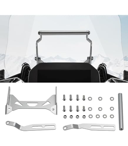 YEBEICO GPS-Lenkerhalterung Für BMW R1300GS | Verstellbar, Aluminium – Telefonhalterung Mit 180° Drehung & Vibrationsfester Montage