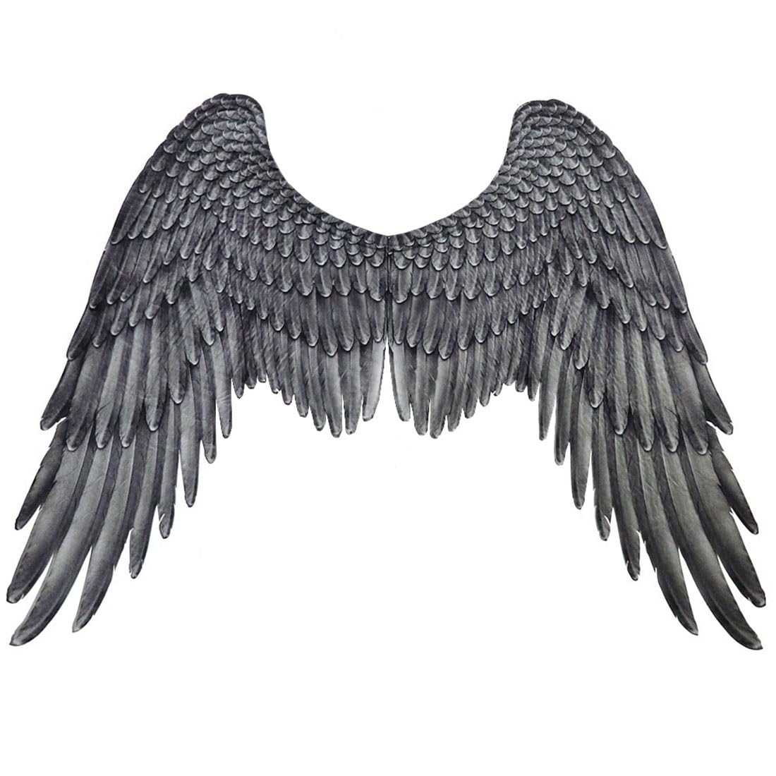 Photo 1 of Himine Non-Woven Fabric Festive Party Angel Wings Suitable for Men and Women Decorative Wings (Black)