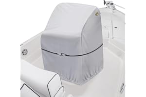 YimSting 1200D Center Console Boat Cover,Waterproof Boat Console Covers, Marine Grade Heavy Duty Cover for Center Console Boat,24" L x 36" W x 42" H,Gray
