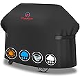 Comnova Grill Cover 55 Inch - 600D BBQ/Barbecue Gas Cover for Outdoor Grill Heavy Duty and Waterproof, Weber, Char-Broil, Nexgrill, Monument, Dyna-glo, Brinkmann and More