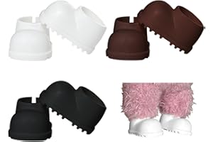 Pinefolk Shoes(3 Packs) for Labubu Shoes (15cm & 17cm Monster Keychain, Macaron/Have a seat/Energy). Clothing Accessories for