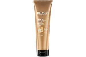 Redken All Soft Heavy Cream Hair Treatment, Conditions And Controls Frizz, Adds Shine, Smoothness, With Argan Oil, Moisturizi