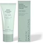 Marini SkinSolutions Physical Protectant Tinted - Light to Medium - Broad-Spectrum SPF 45 Sunscreen - Water Resistant (80 Minutes) - All Skin Types - Cruelty Free - Made in the USA - 2 oz