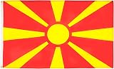 AZ FLAG Macedonia Flag 2x3 ft 100D Polyester with Two Brass Grommets