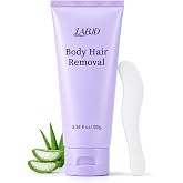 Body Hair Removal Cream for Women, Painless Depilatory Cream Removes Hair from Legs, Arms, Underarms, Stomach &amp; Bikini Line, Includes Removal Spatula, 3.38 fl oz