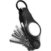KeySmart Air - Premium Keychain Key Holder Compatible with Apple AirTag, 5 Key Organizer Keychain, Air Tags Not Included