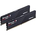 G.SKILL Ripjaws S5 Series (Intel XMP 3.0) DDR5 RAM 32GB (2x16GB) 6000MT/s CL30-40-40-96 1.35V Desktop Computer Memory UDIMM - Matte Black (F5-6000J3040F16GX2-RS5K)