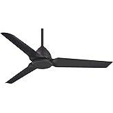 Minka Aire Java 54 in. Indoor/Outdoor Coal Ceiling Fan with Remote Control