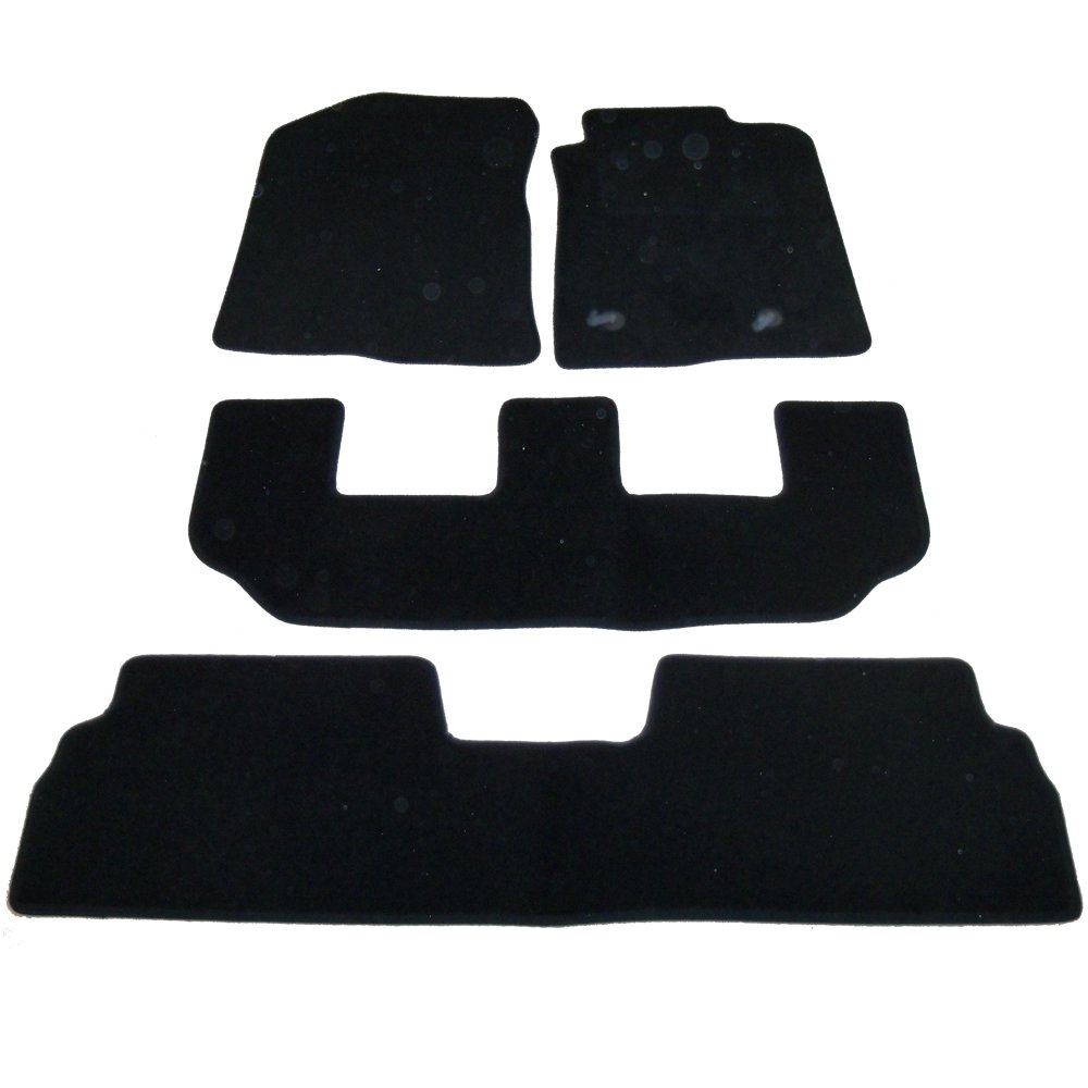 Sakura Car Mats for Toyota Corolla Verso Fits 2004 to 2009 Models - Black