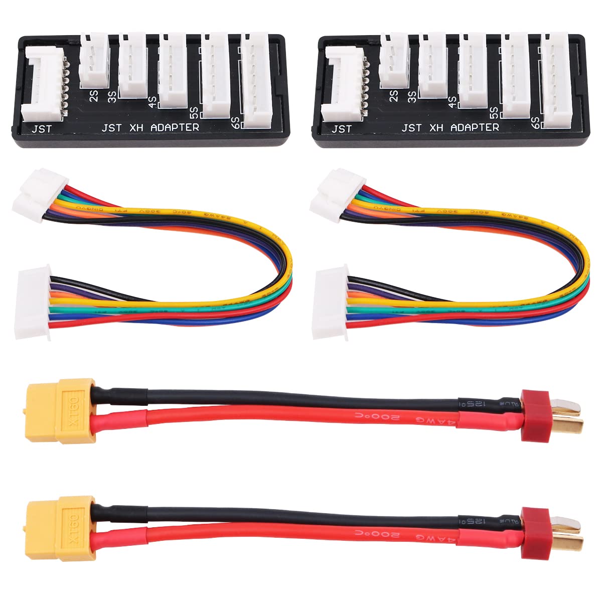 WANGCL Parallel Charging Board Balance Charger Expansion T Plug for RC Lipo Battery Charging Compatible with HOTA D6 D6PRO D6+