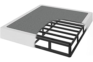OSASET Queen Box Spring, 7 Inch Box Spring for Queen Bed, 3000 lbs Heavy Duty Metal Frame Mattress Foundation with Fabric Cover, Easy Assembly-Noise Free