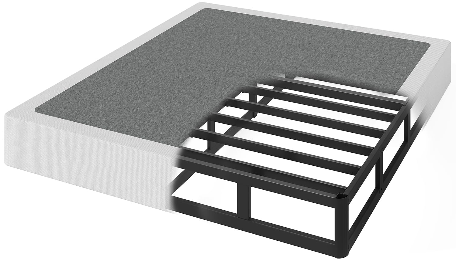 Photo 1 of 
****Open to show***
***Factory seal****
OSASET Queen Box Spring, 7 Inch Box Spring for Queen Bed, 3000 lbs Heavy Duty Metal Frame Mattress Foundation with Fabric Cover, Easy Assembly-Noise Free